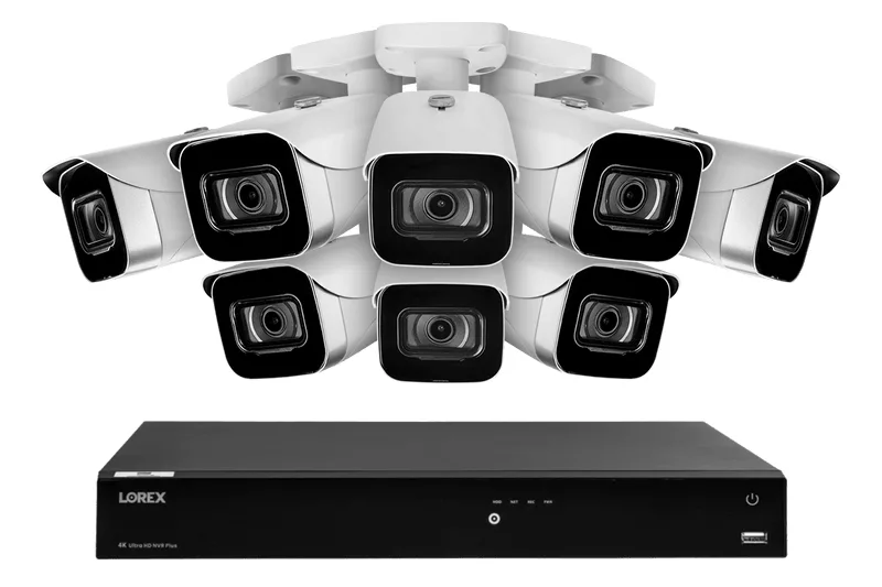 Lorex Fusion 4K 4TB NVR system N864A64B-8CA8 (Lorex product photo)